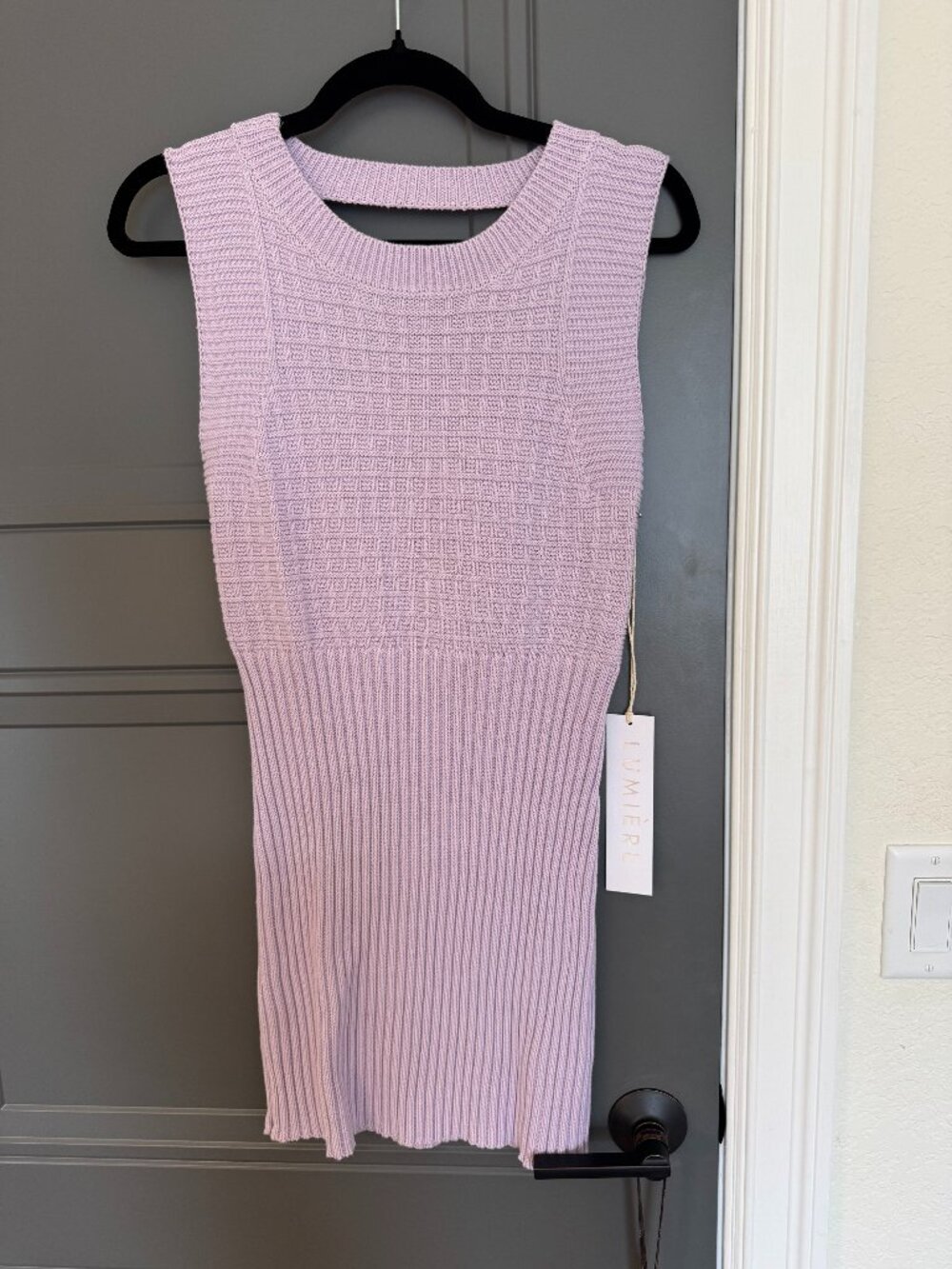 Lumiere Lilac Sweater Dress